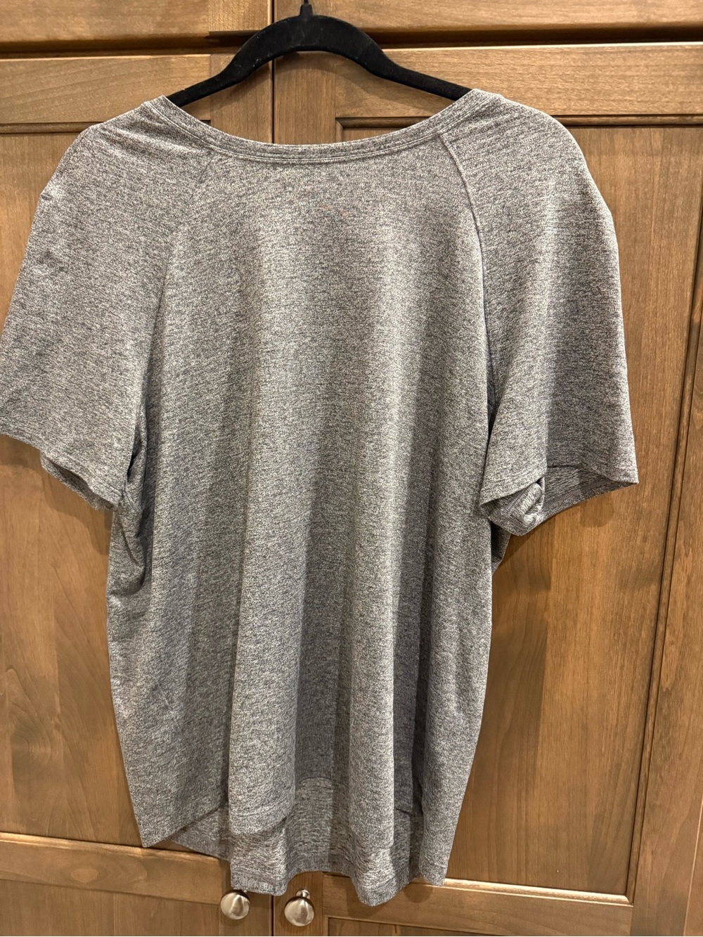 lululemon athletica Heathered Gray Short-Sleeve Tee